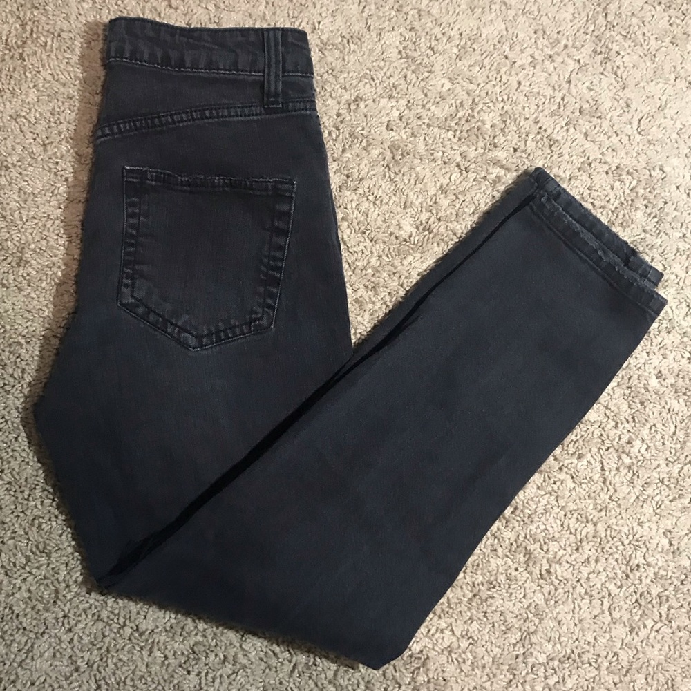 High-Waisted Ripped Mom Jeans